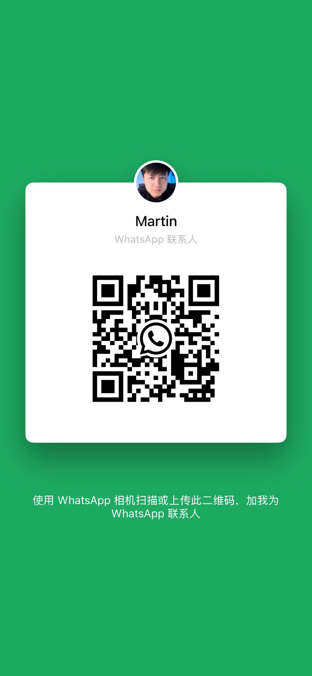 Scan to add Martin on WhatsApp